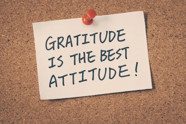 Gratitude is the best attitude — Stock Photo, Image