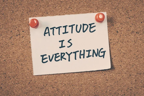 Attitude is everything — Stock Photo, Image