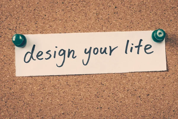 Design your life — стоковое фото