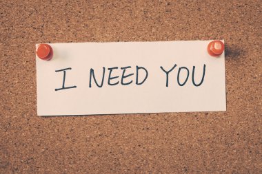 I need you clipart