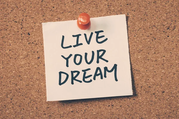 Live your dream — Stock Photo, Image