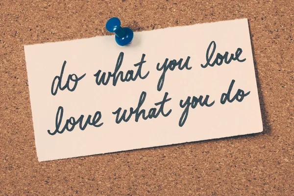 Do what you love — Stock Photo, Image