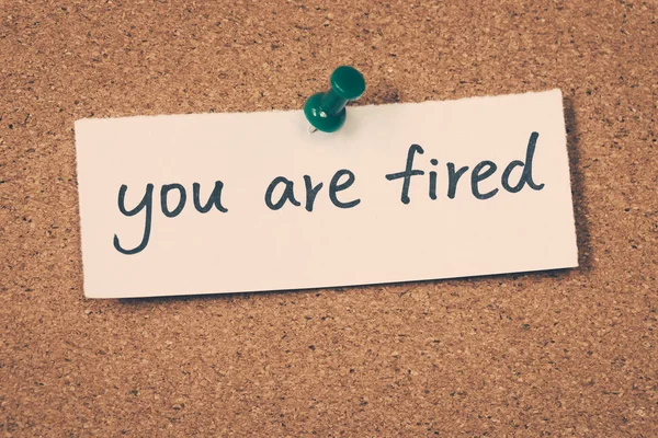 Είστε απολύθηκε — Φωτογραφία Αρχείου
