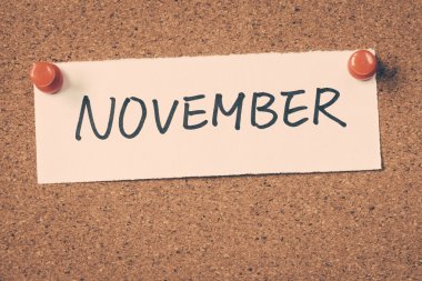 Bülten tahtası üzerinde pinned Kasım Not