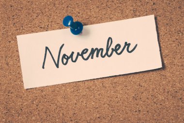 Bülten tahtası üzerinde pinned Kasım Not