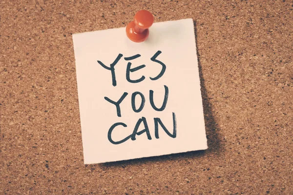 Sì che puoi. — Foto Stock