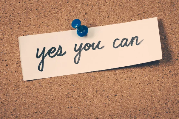 Sí que puedes. — Foto de Stock