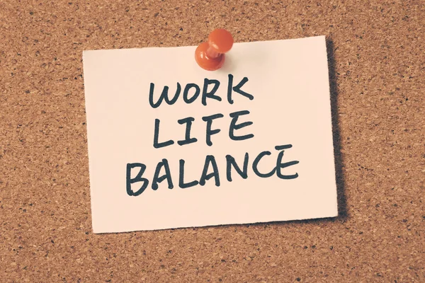 A munka és a magánélet egyensúlya — Stock Fotó