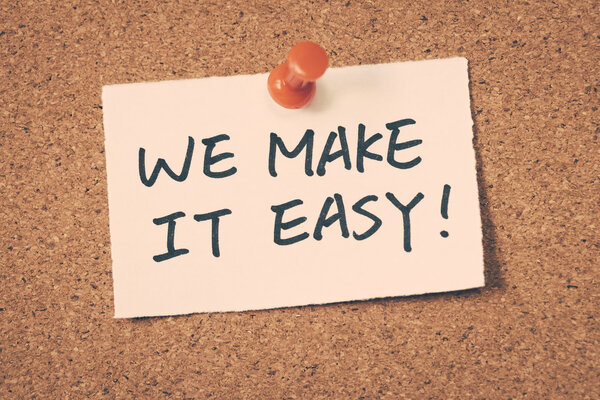 мы сделаем это легко
