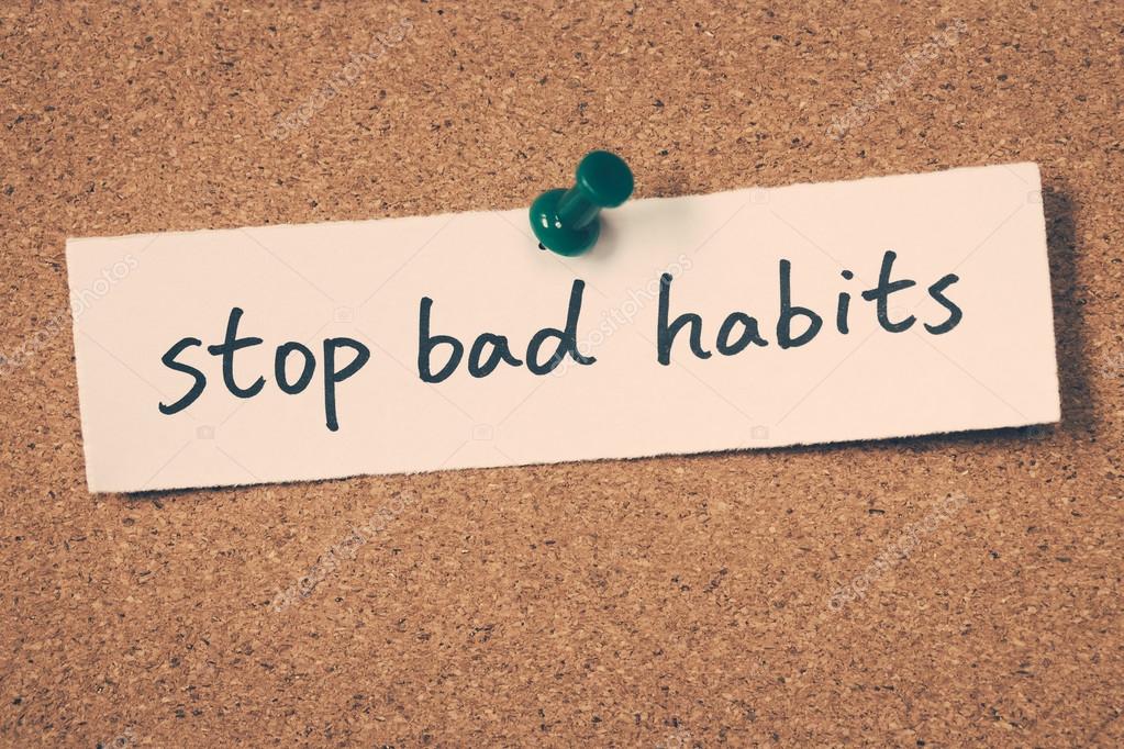 Stop bad habits Stock Photo by ©sean824 90279332