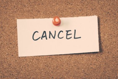 bülten tahtası üzerinde pinned dekontunu iptal et