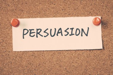 bülten tahtası üzerinde pinned ikna Not