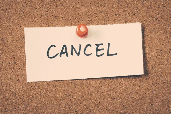 bülten tahtası üzerinde pinned dekontunu iptal et