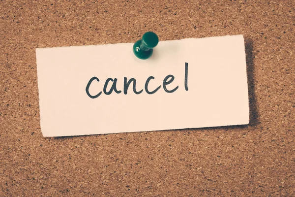 bülten tahtası üzerinde pinned dekontunu iptal et