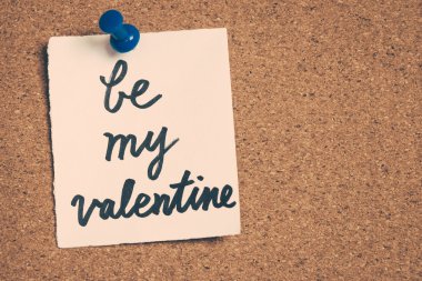 Sevgililer notumu bulletin board tutturulması