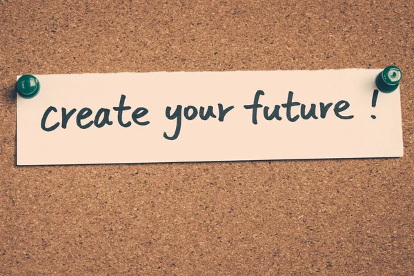 Crea tu futuro — Foto de Stock