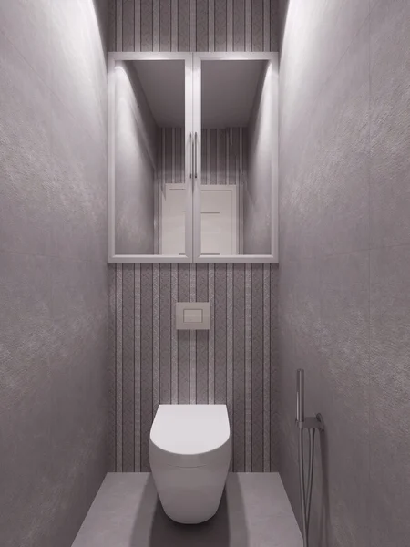 3D рендеринг ванной комнаты в современном классическом стиле . — стоковое фото