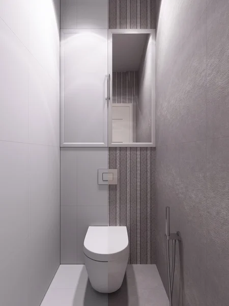 Modern bir klasik tarz tuvalette 3D render. — Stok fotoğraf
