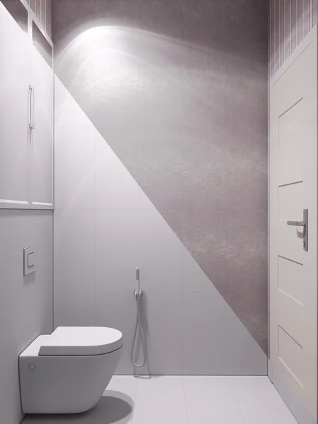 3D-rendering av badrum i modern klassisk stil. — Stockfoto
