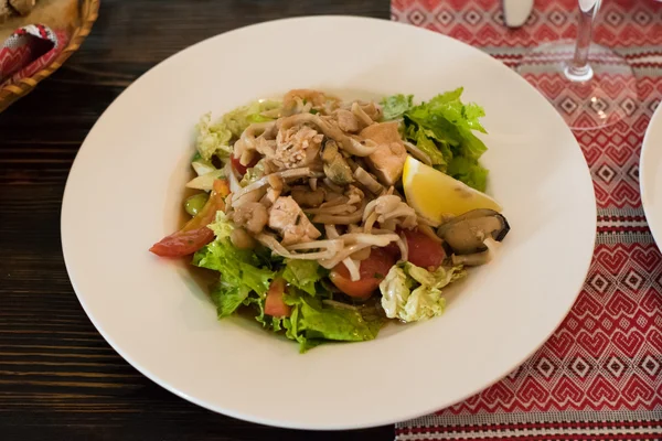 Salad from seafood — Stock Photo, Image