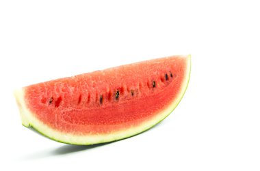 tatlı taze karpuz beyaz zemin üzerine izole