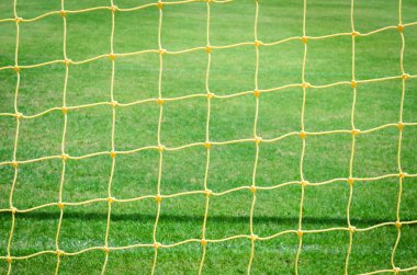 Hedef ile yeşil futbol alan arka plan net