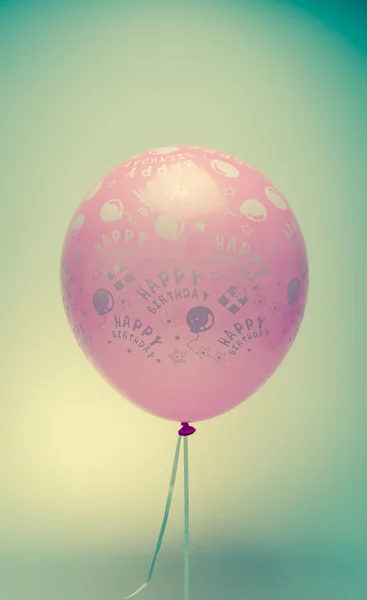 Vintage birthday balloon — Stock Photo, Image