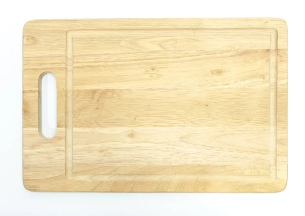 Chopping board on white background — Stock Photo, Image