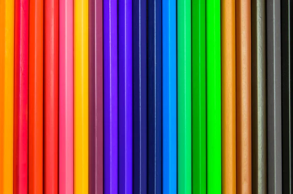 Colorful pencils background — Stock Photo, Image