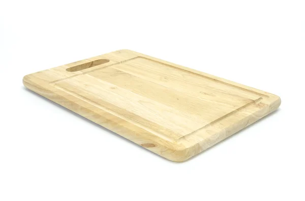 Chopping board on white background — Stock Photo, Image