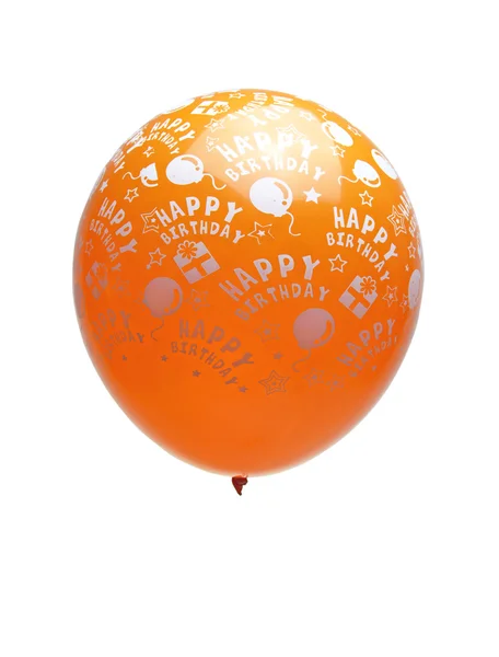 Orange balloon isolated — Stock Photo, Image