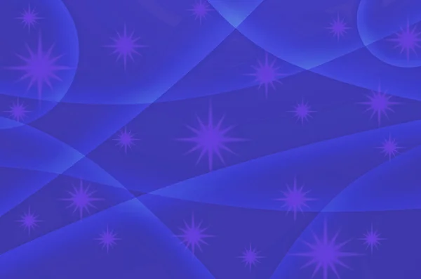 Estrela abstrata com fundo azul — Fotografia de Stock