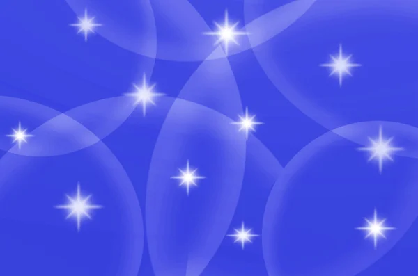 Cor azul abstrato com estrelas — Fotografia de Stock