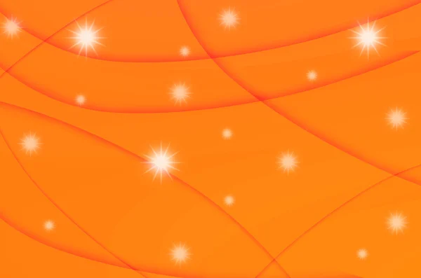 Estrella abstracta con fondo naranja —  Fotos de Stock