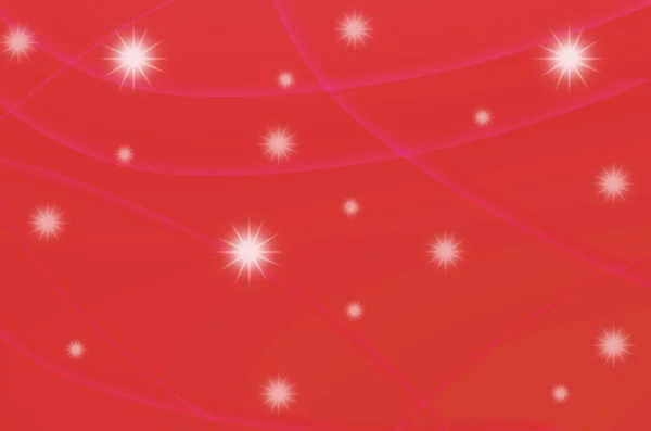 Kırmızı arka plan ile soyut yıldız — Stok fotoğraf