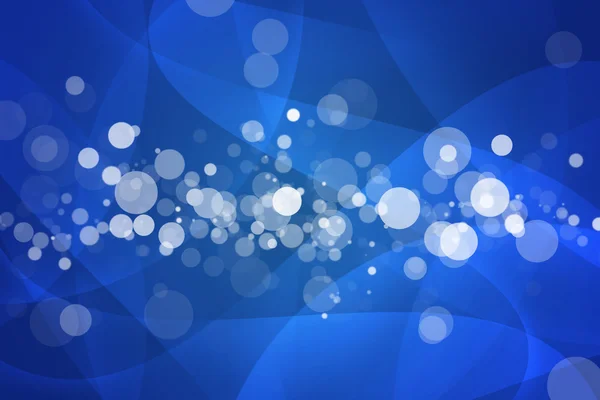 Deep blue with bokeh abstract background — Stock Photo, Image