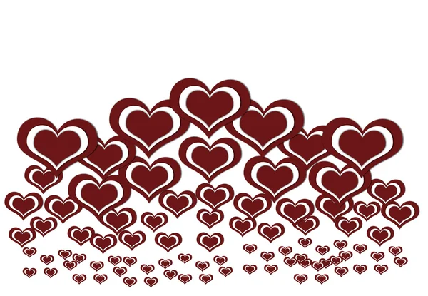 Heart valentine's day background — Stock Photo, Image