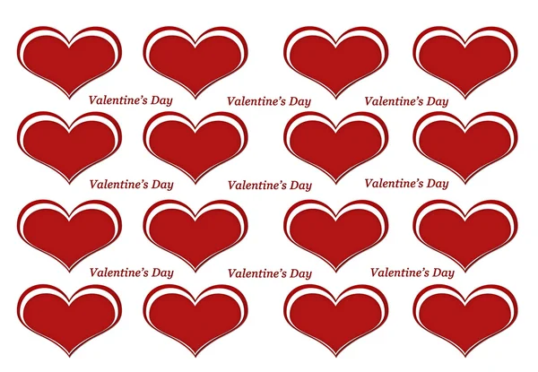 Heart valentine's day background — Stock Photo, Image