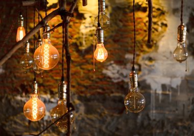 Vintage lüks iç aydınlatma lambası dekor