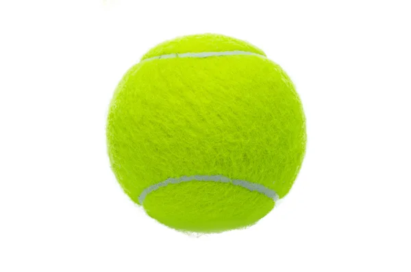 Tenis topu beyaza izole edilmiş