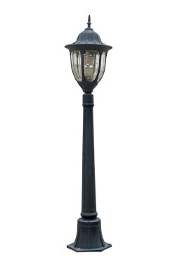 sokak lambası beyaz izole