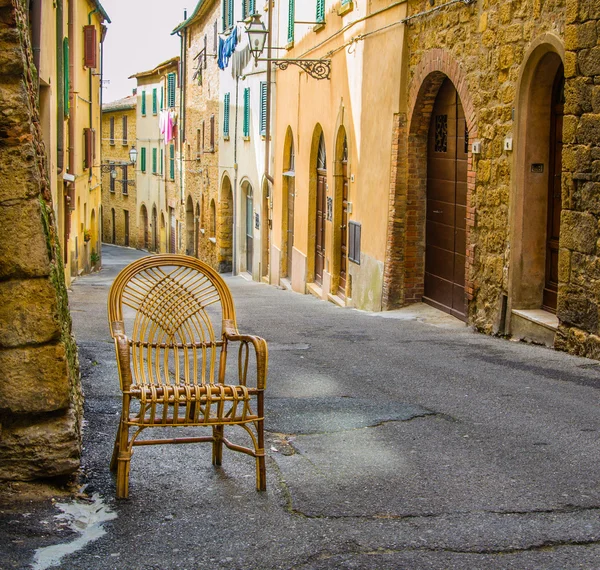 The wicker chair — Stock Photo, Image