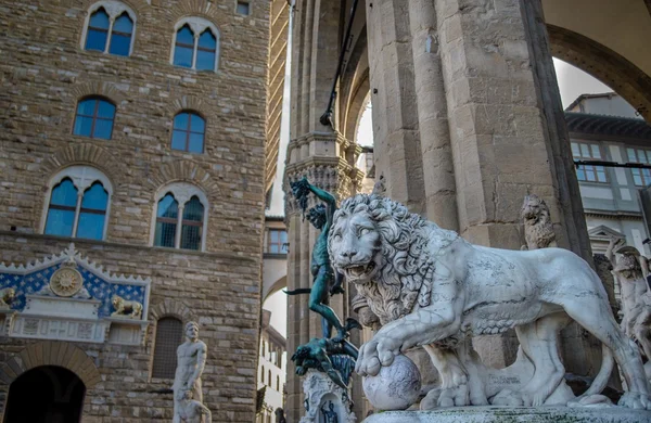 Schöne Statuen von Florenz — Stockfoto