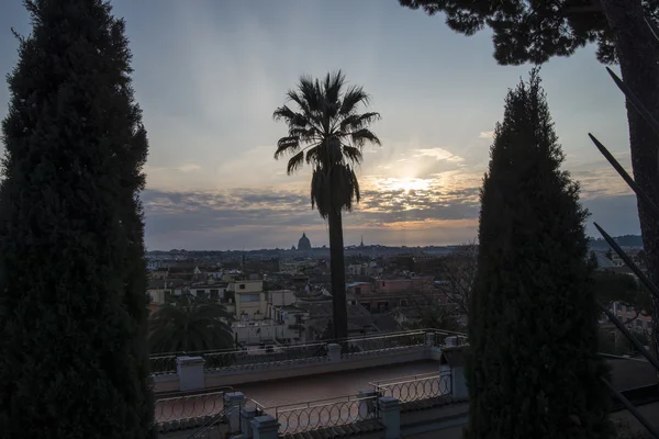 Rome at sundown — Stock Photo, Image