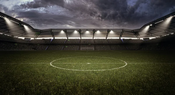 Fondo del estadio de fútbol — Foto de Stock