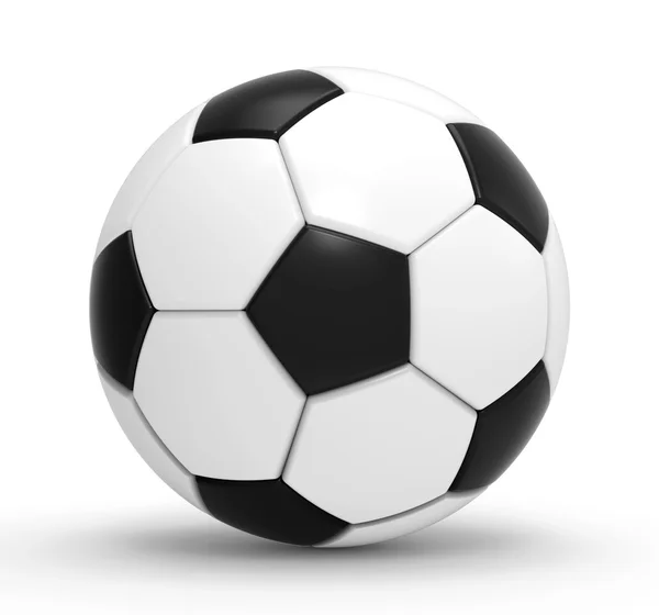 Pallone da calcio 3d — Foto Stock
