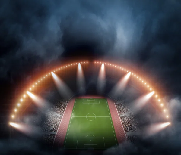 Стадионная ночь 3d — стоковое фото