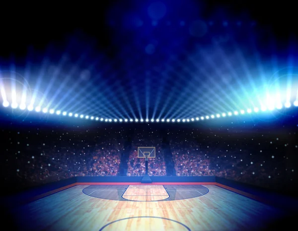 Arena de basquete Imagens Royalty-Free