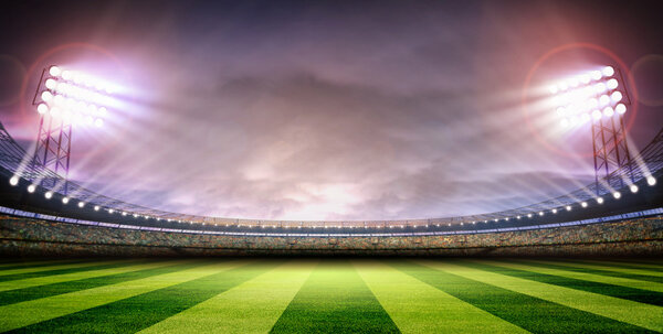 Огни стадиона