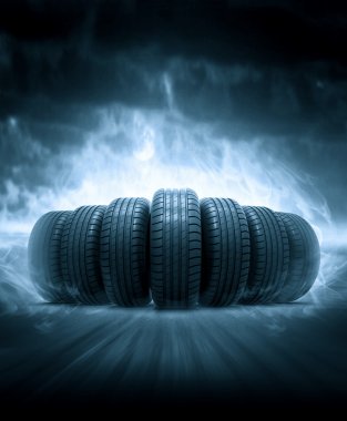 Vehicle tires clipart